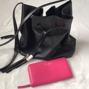 kate spade drawstring bucket bag